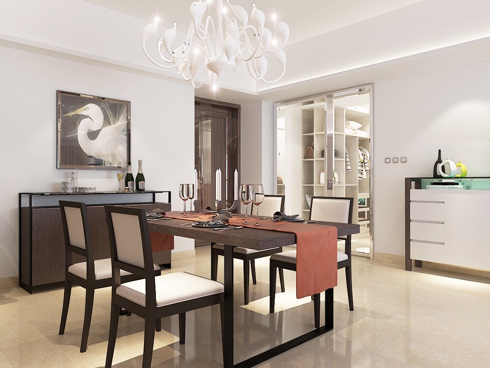 Modern minimalist living room DZKX13