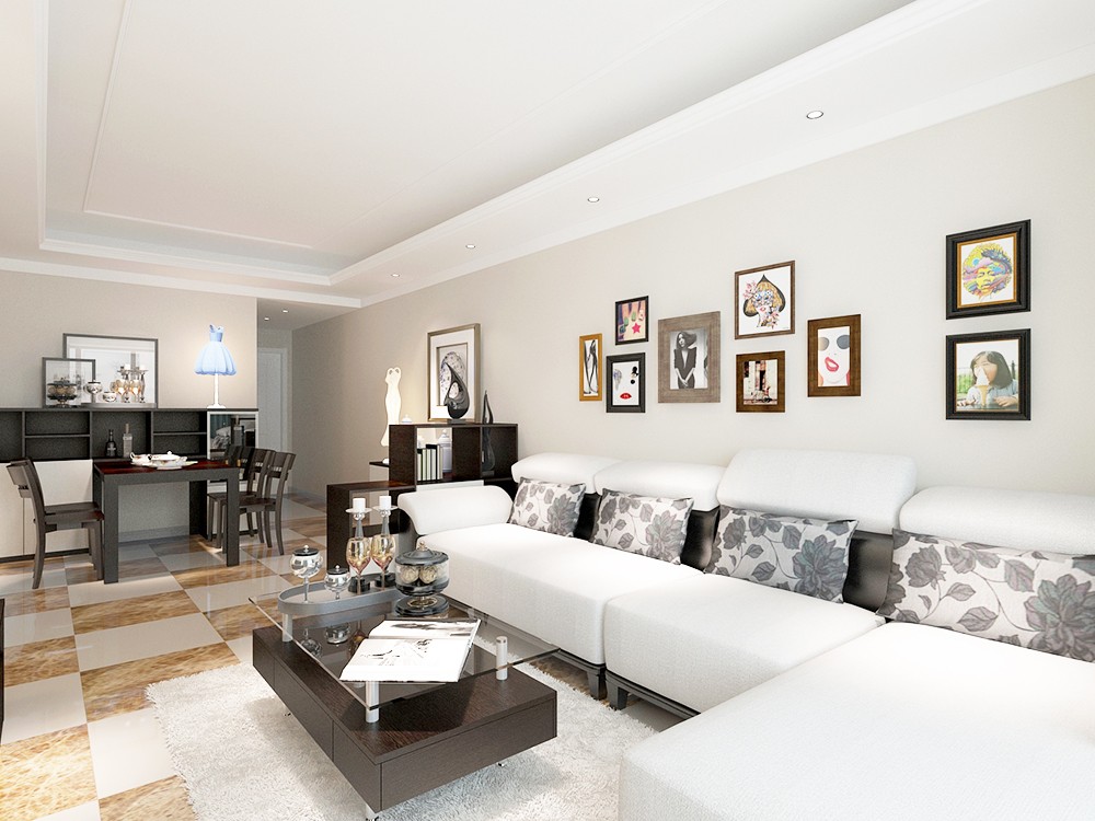 Modern and simple guest dining DZKX06