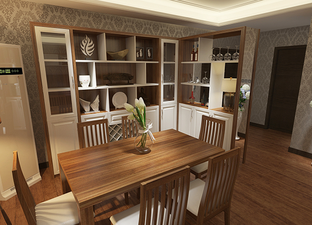 Modern minimalist dining room